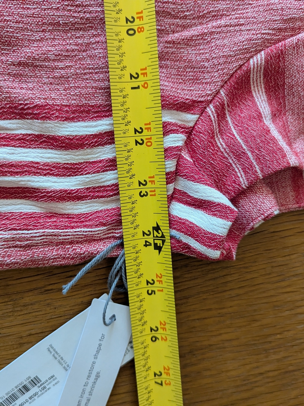 Liz Claiborne Pink Striped Button-Front Women’s Top XXL NWT - Picture 7 of 10